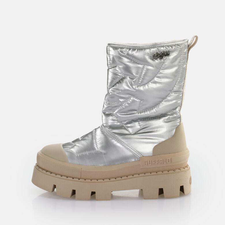 Raven Snow Boot Bottines vegan, argent