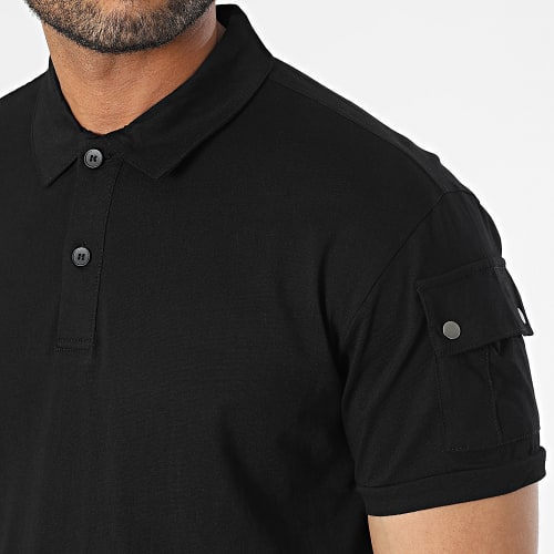 Polo Manches Courtes Noir
