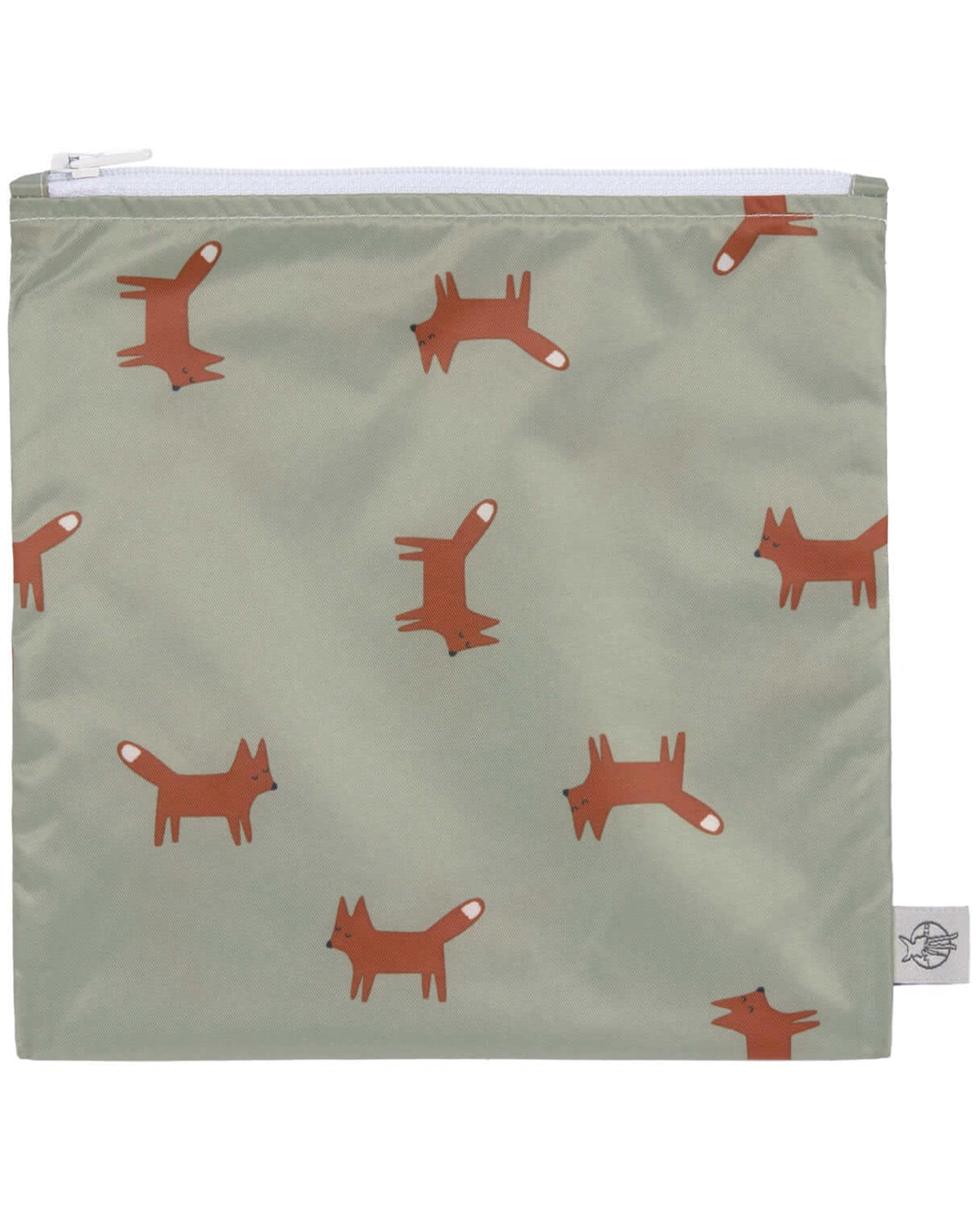 Snackbeutel LITTLE FOREST FUCHS 2er in grau
