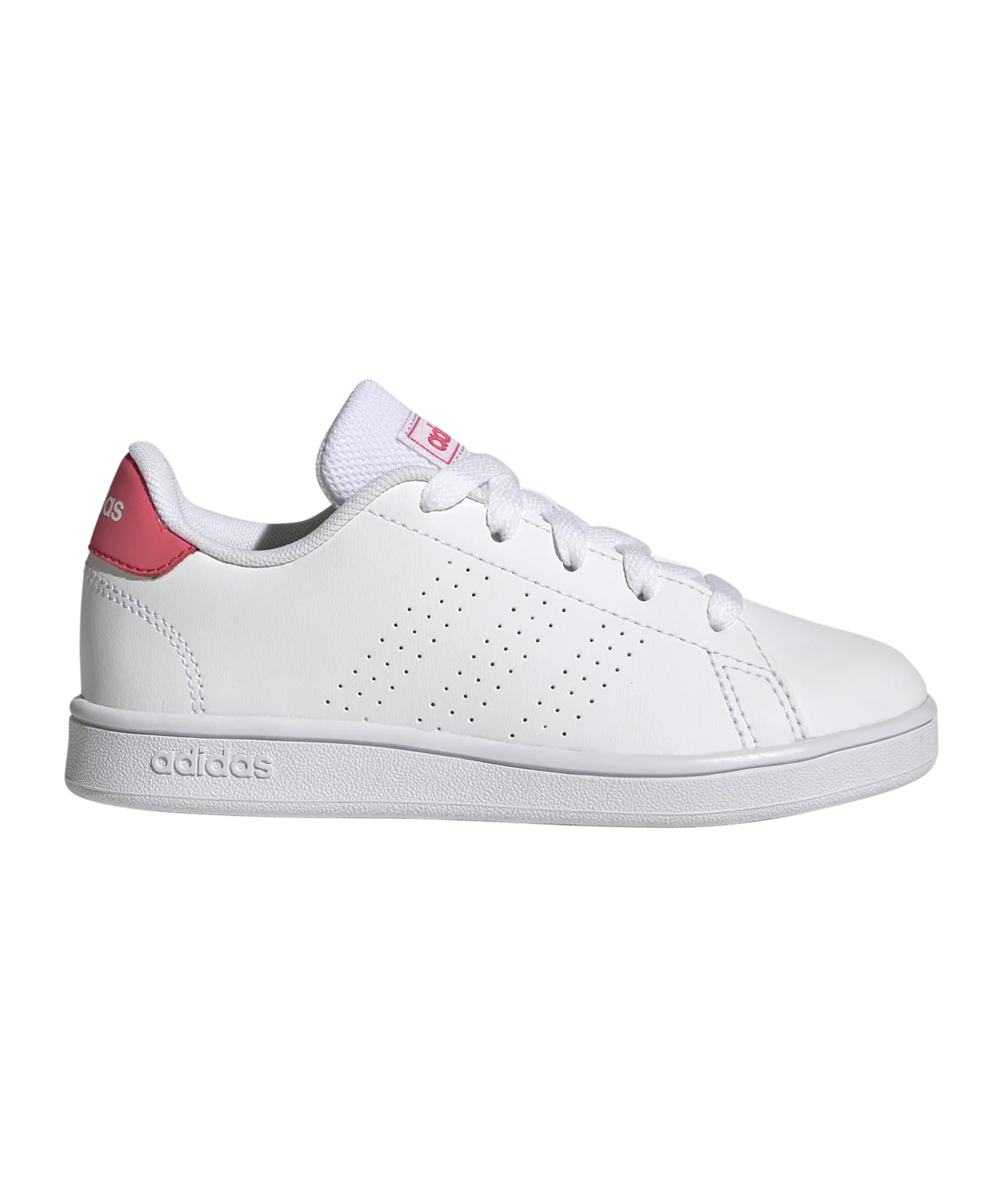 adidas Advantage Kids Weiss Pink