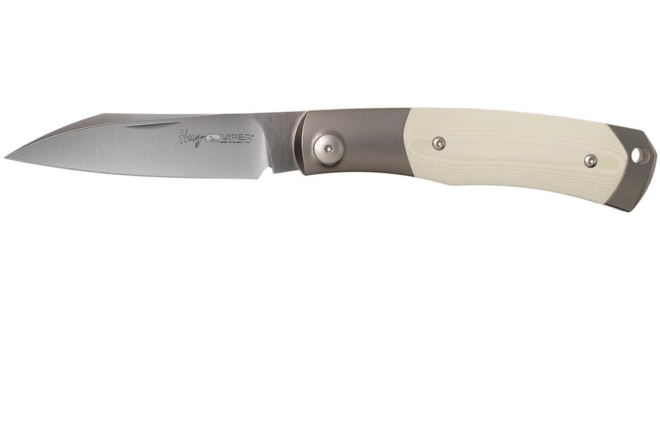 Viper Hug 2 V5994GI Ivory G10 zakmes, Sacha Thiel design