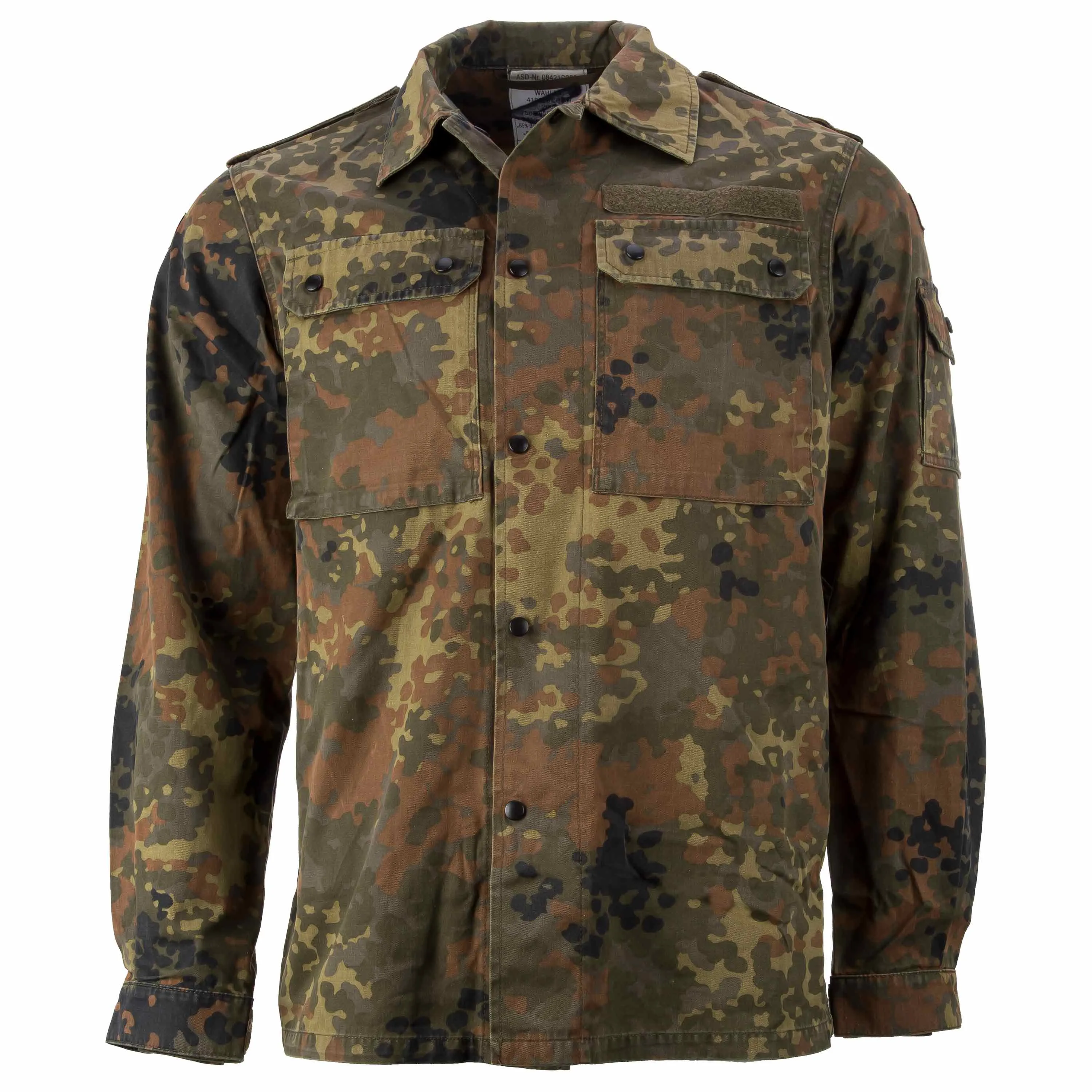Bundeswehr Original -  BW Feldbluse Tropen flecktarn gebraucht