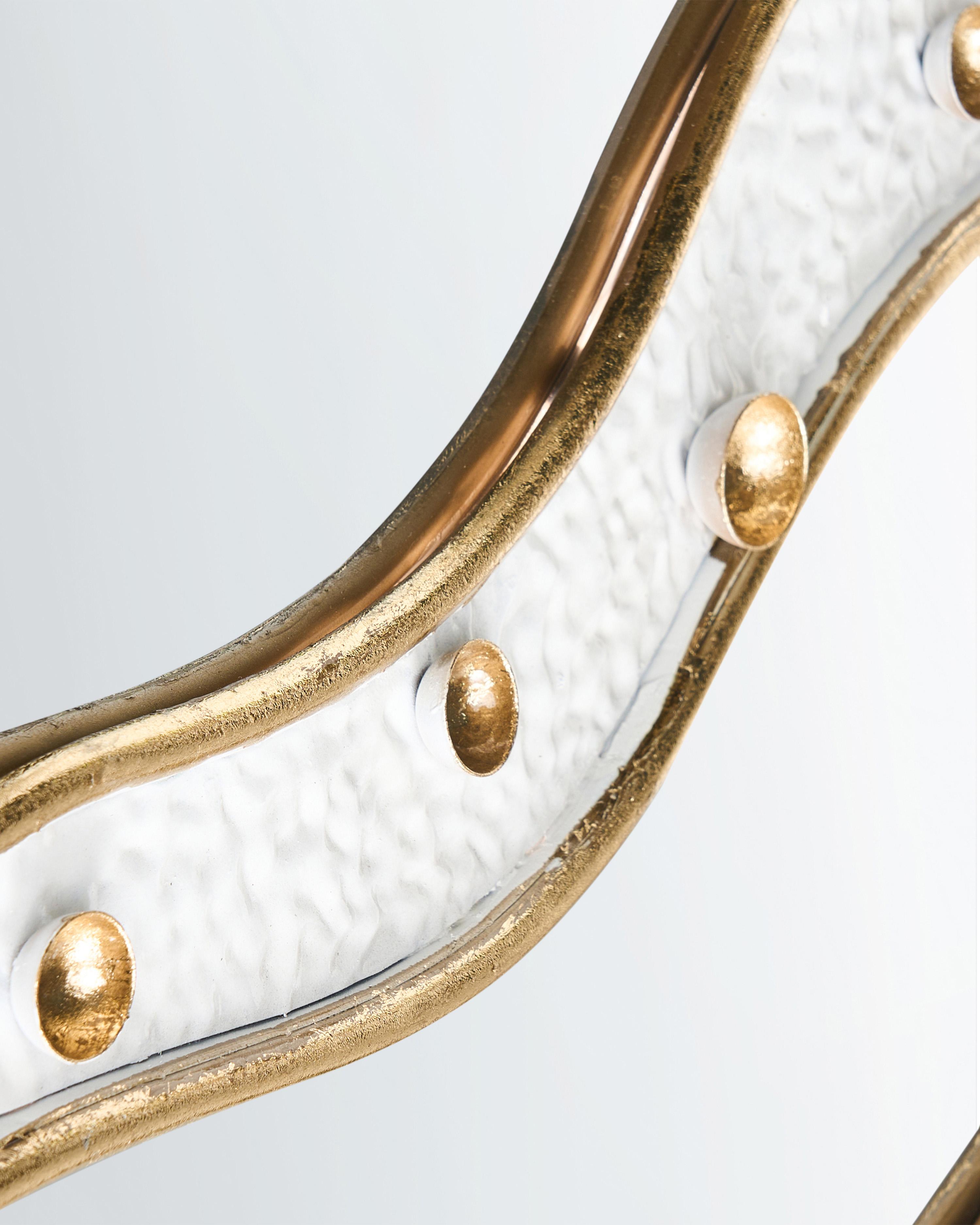 Wandspiegel TAWLEY 45 cm 76 cm Metaal Goud