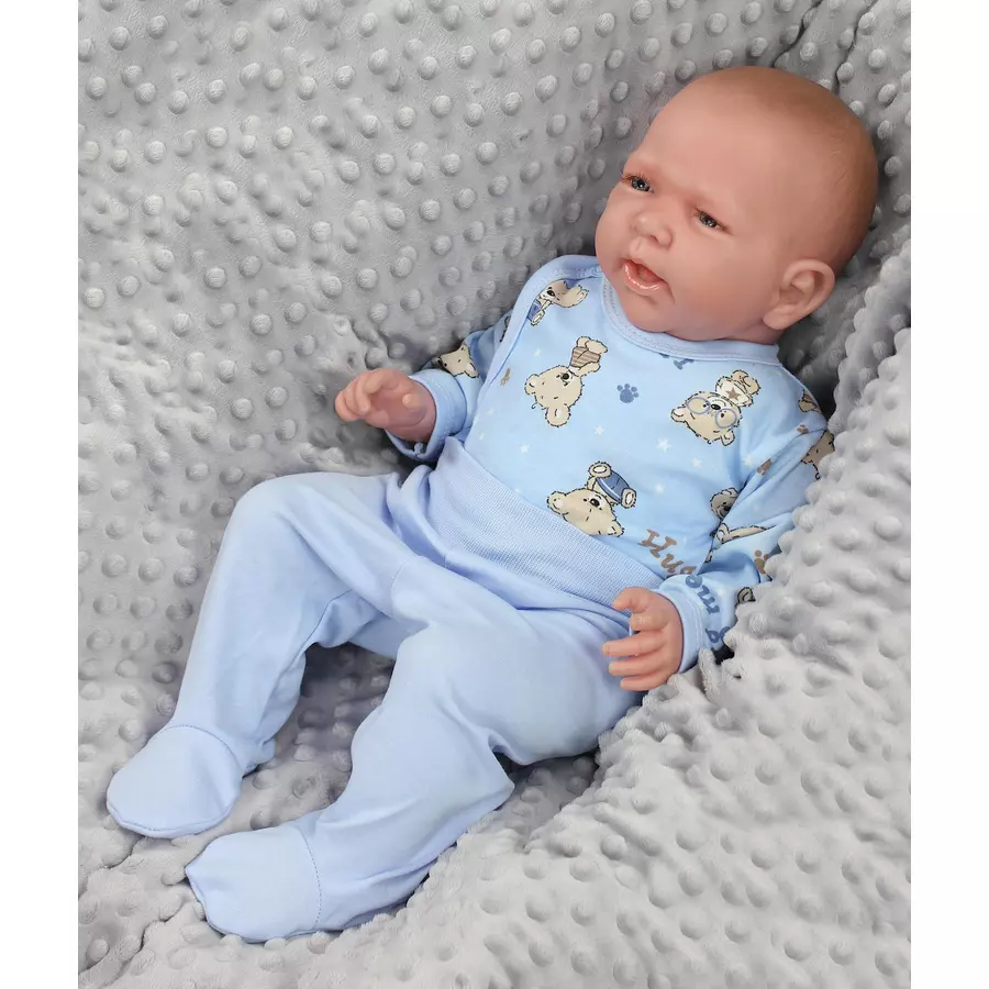 TupTam Baby Langarm Wickelbody im 5er Set mintweiß