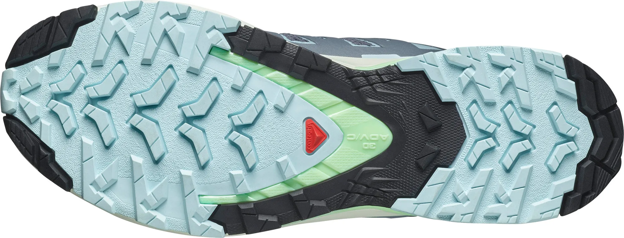 Salomon Women's XA Pro 3D V9 Turbulence/iced Aqua/patina Green