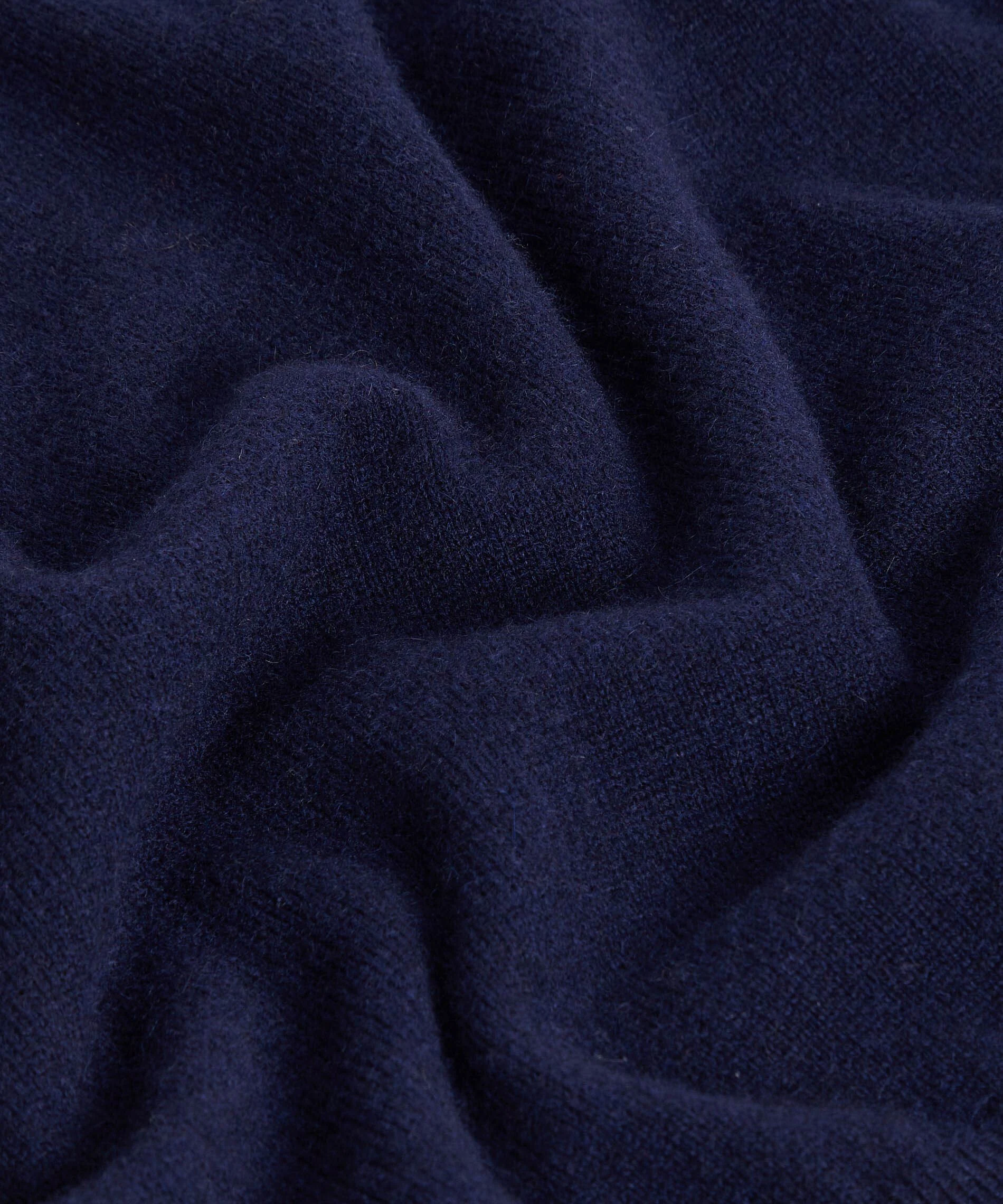 Pull col roulé en cachemire | Bleu