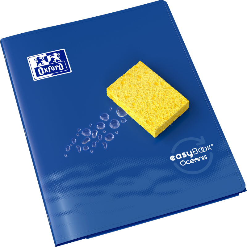 Cahier Oxford Easybook Oceanis Agrafe 240X320 96P Optik P. Seyes Polypro Assorti