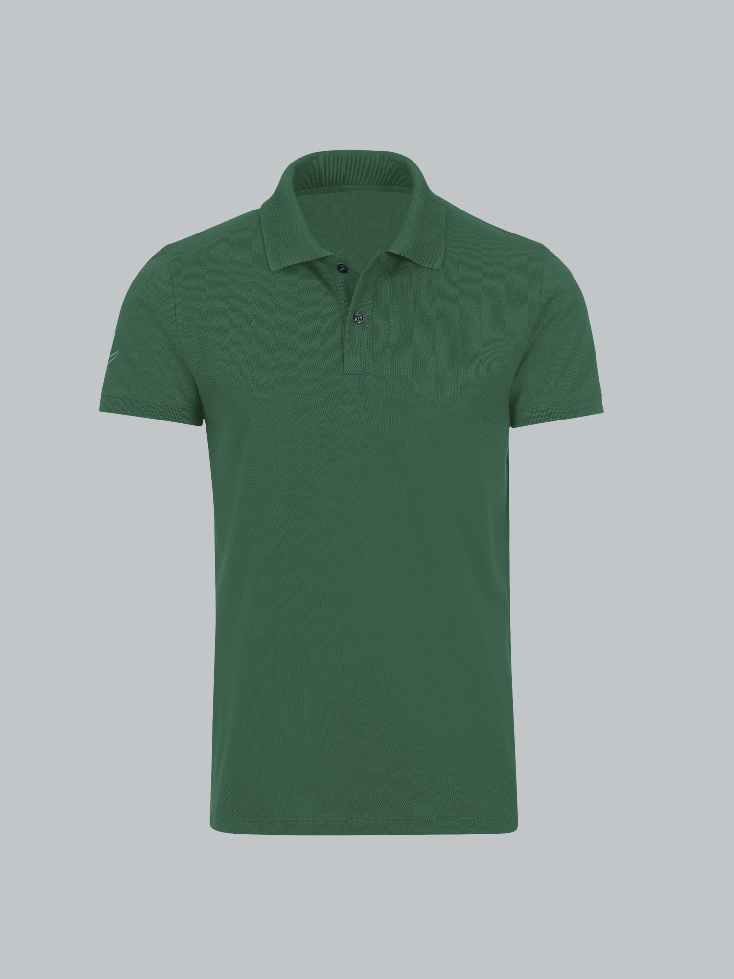 Slim Fit Poloshirt aus DELUXE-Piqué Efeu