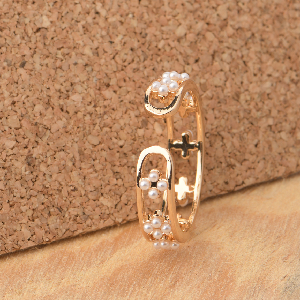 Gina Damen Ring verstellbar gold