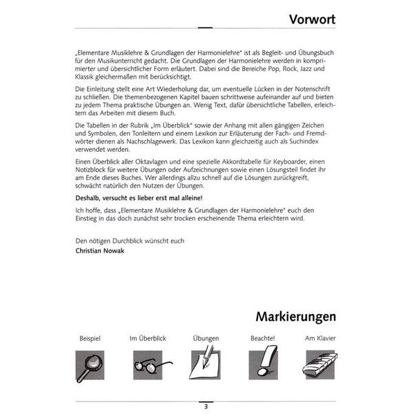 Edition Dux C.Nowak Elementare Musiklehre