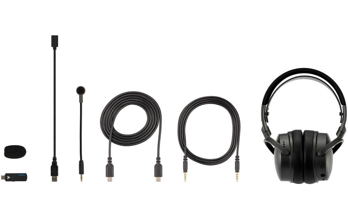 Headset Maxwell für Xbox Schwarz<br>Drahtloses Gaming-Headset für Xbox, PC, Mac, iOS, Android