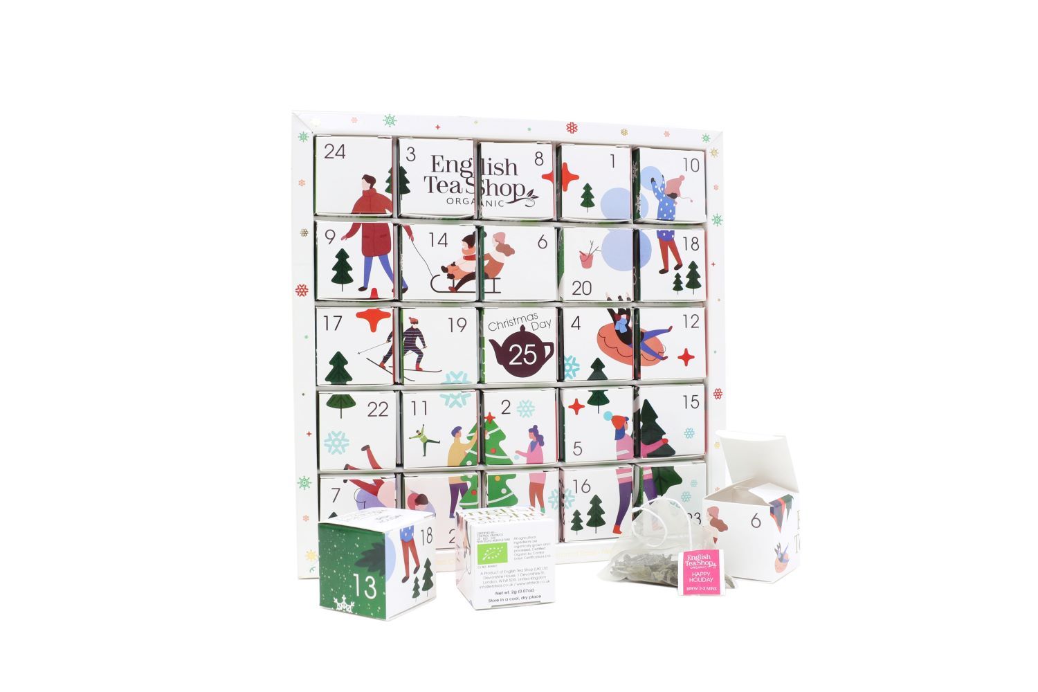 English Tea Shop Calendar White Puzzle