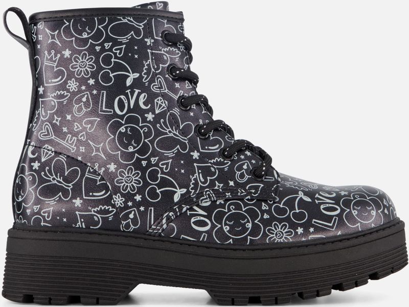 Skechers - Gravlen-Hi - Veterboots - Imitatieleer - Met Rits - Memoryfoam Voetbed