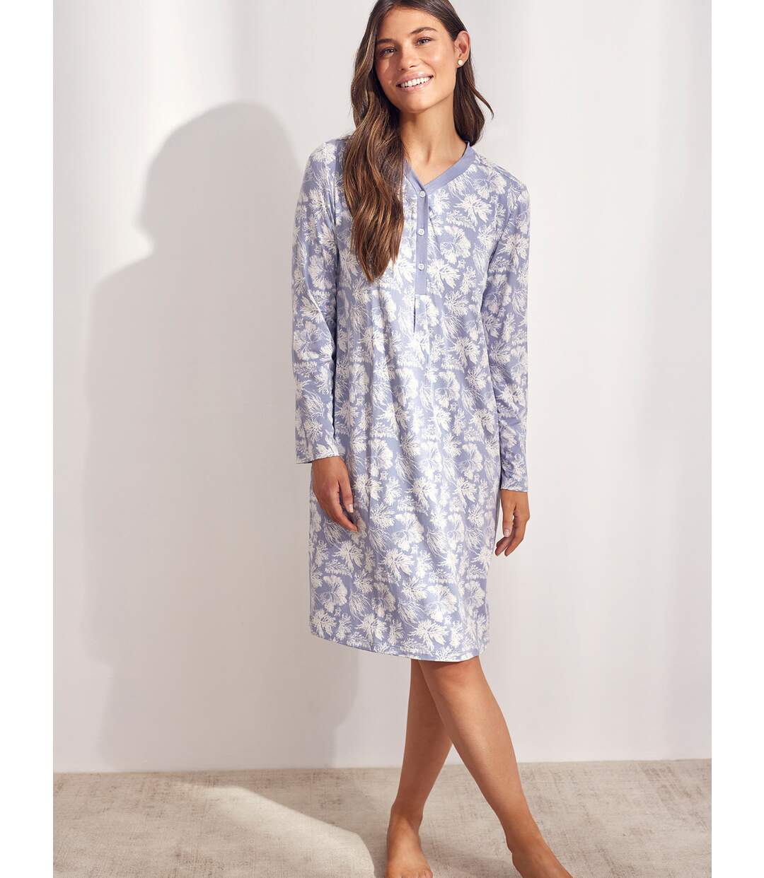 Chemise de nuit manches longues Branches Selmark