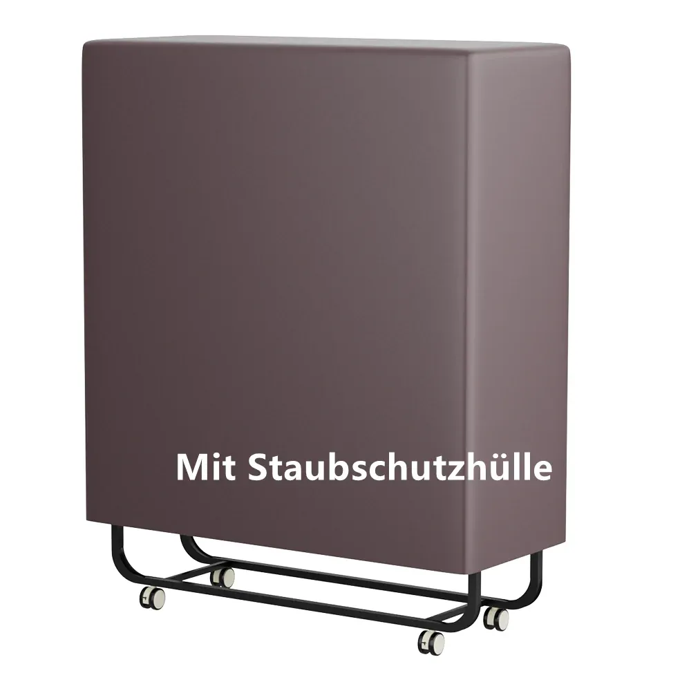 Sonnewelt Klappbett 90x200cm mit 13cm Dicke und Rollen