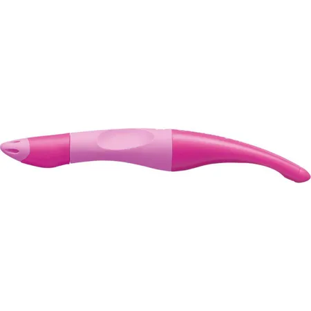 Ergonomischer Tintenroller für Rechtshänder - STABILO EASYoriginal in hell-/dunkelpink - Einzelstift - Schreibfarbe blau (löschbar) - inklusive Patrone