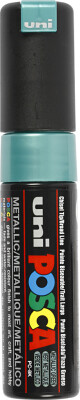 Posca Tusch - Nr. Pc-8K - Tykkelse 8 MM - Metal Grøn