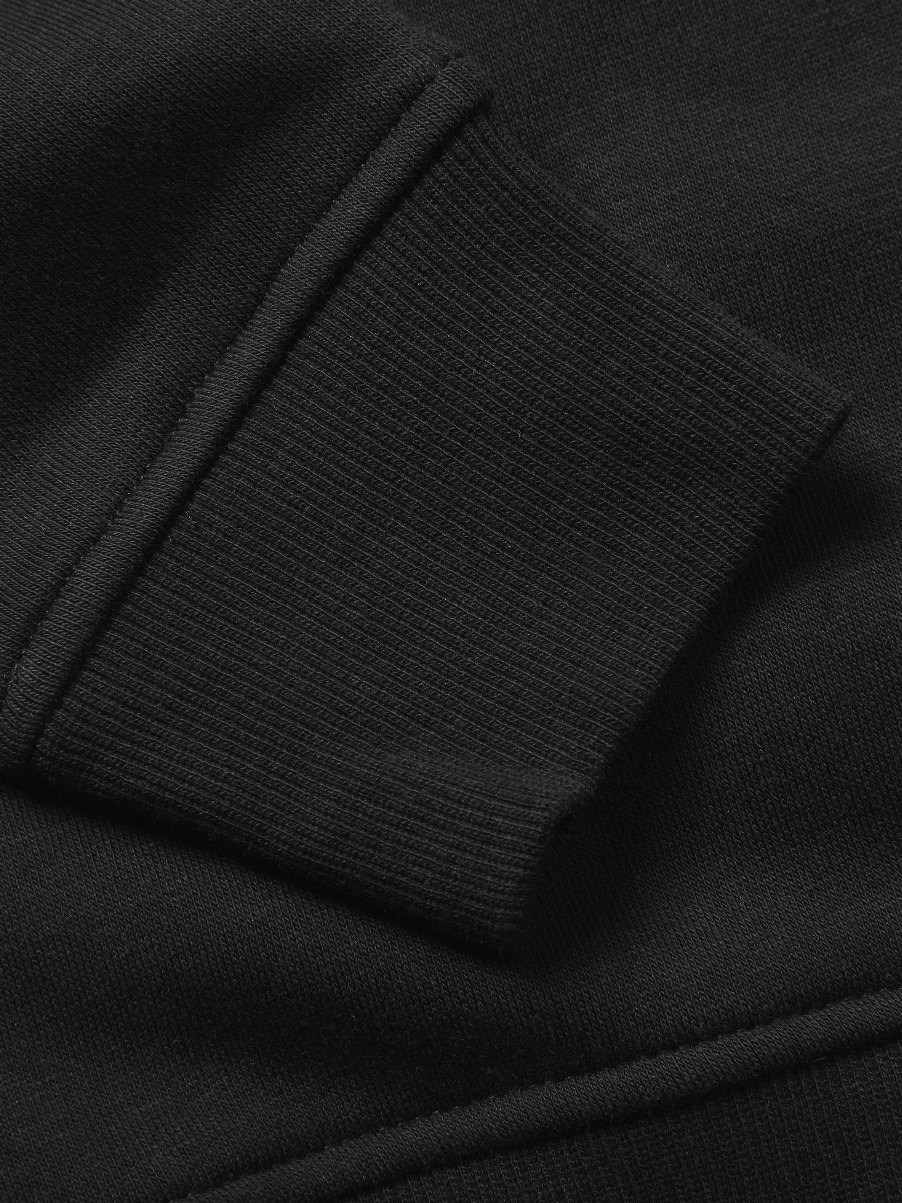 Zwart - Schoolsweater met ronde hals (3-17jr)