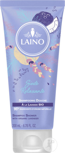 Laino Shampoing Douche Sieste Relaxante À La Lavande Bio 200ml