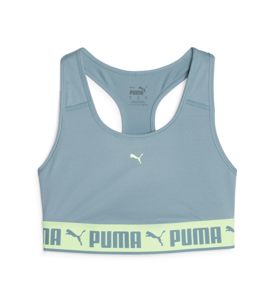 Sutiã esportivo Puma Mid Impact, azul