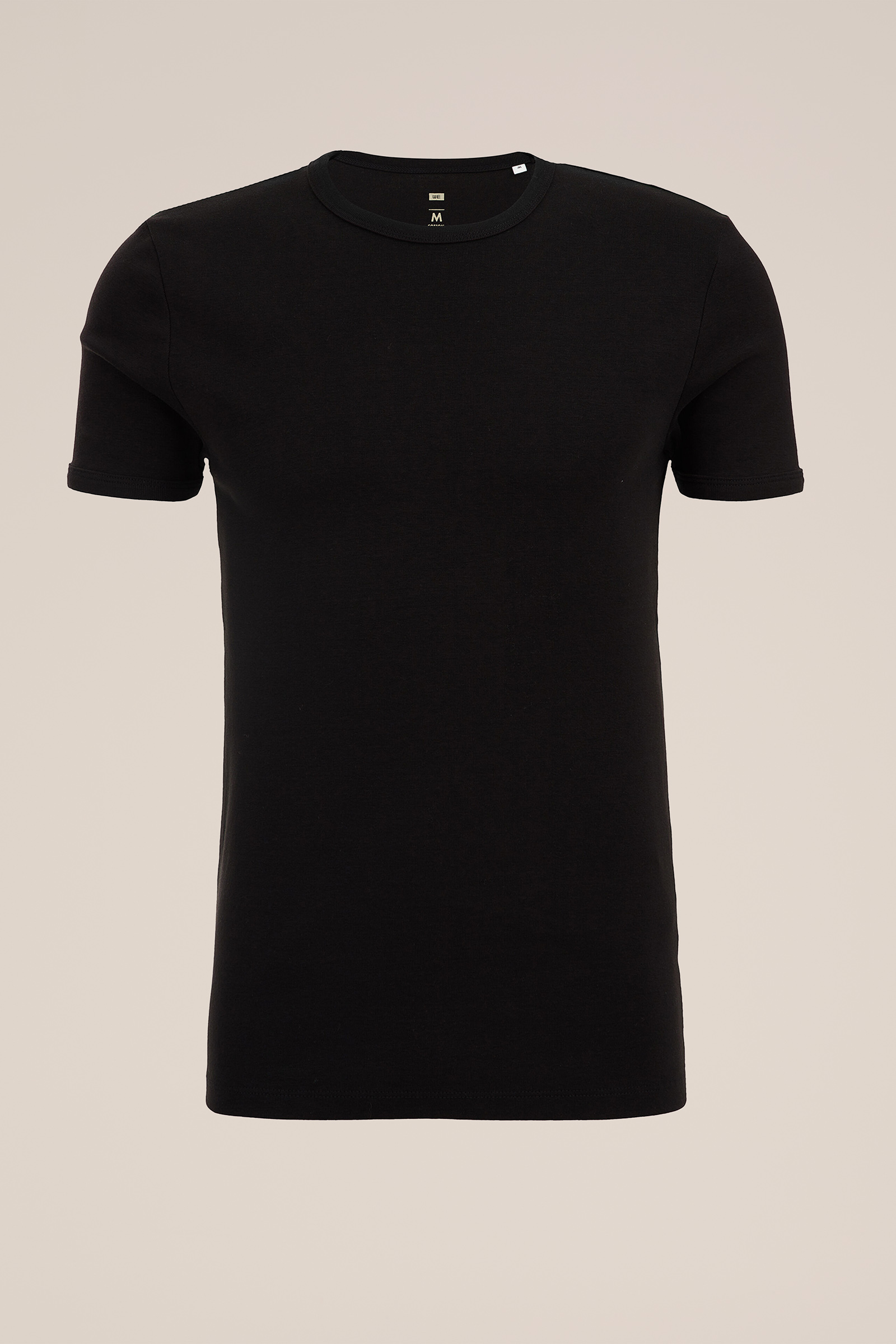 T-shirt WE Fashion Zwart