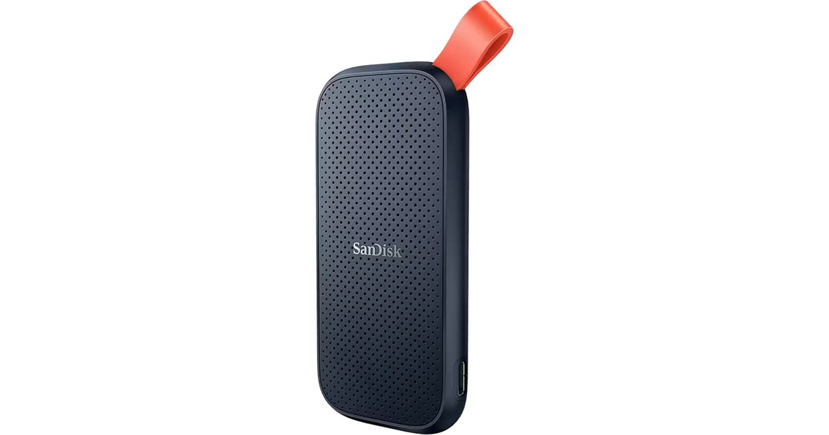 SanDiskPortable 1 TB externe SSD  (Antraciet, USB-C)