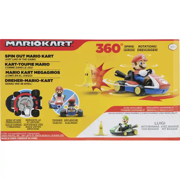 Super Mario Kart Mario Spin-out Racer