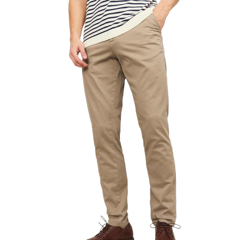 Jack & Jones Pantalon Chino Marron Homme Jack & Jones Bowie