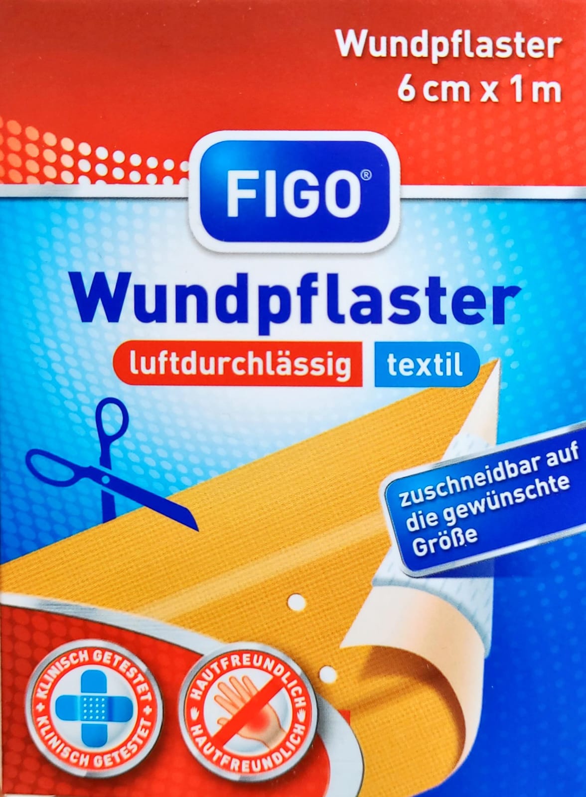 Wund-Pflaster 6cm x 1 meter MHD:30.6.26