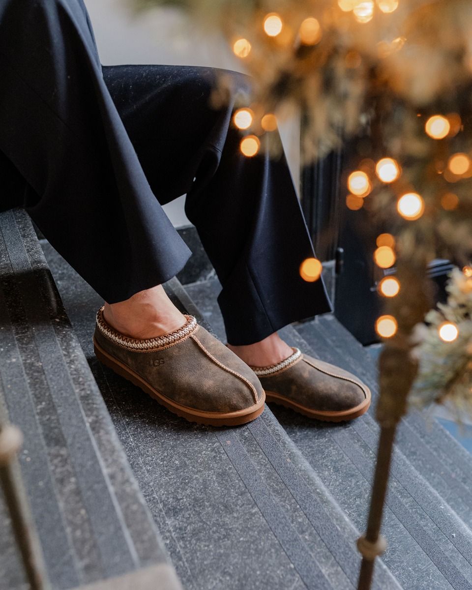 UGG Tasman Baxter Chestnut Herenpantoffels