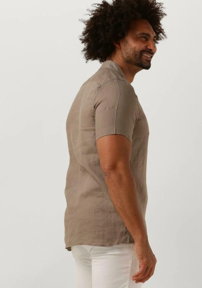 DSTREZZED beige dstrezzed casual overhemd ds_colter resort shirt