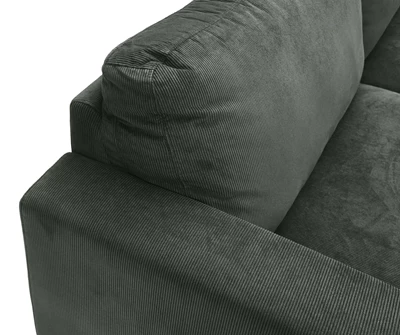 Mexico V1 højrevendt hjørnesofa med pufafslutning