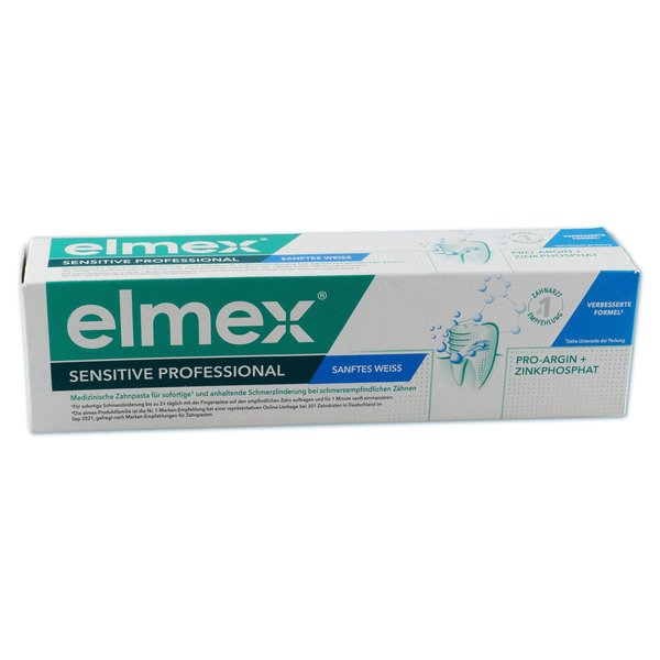 elmex® SENSITIVE PROFESSIONAL sanftes Weiß Zahnpasta (75 ml)