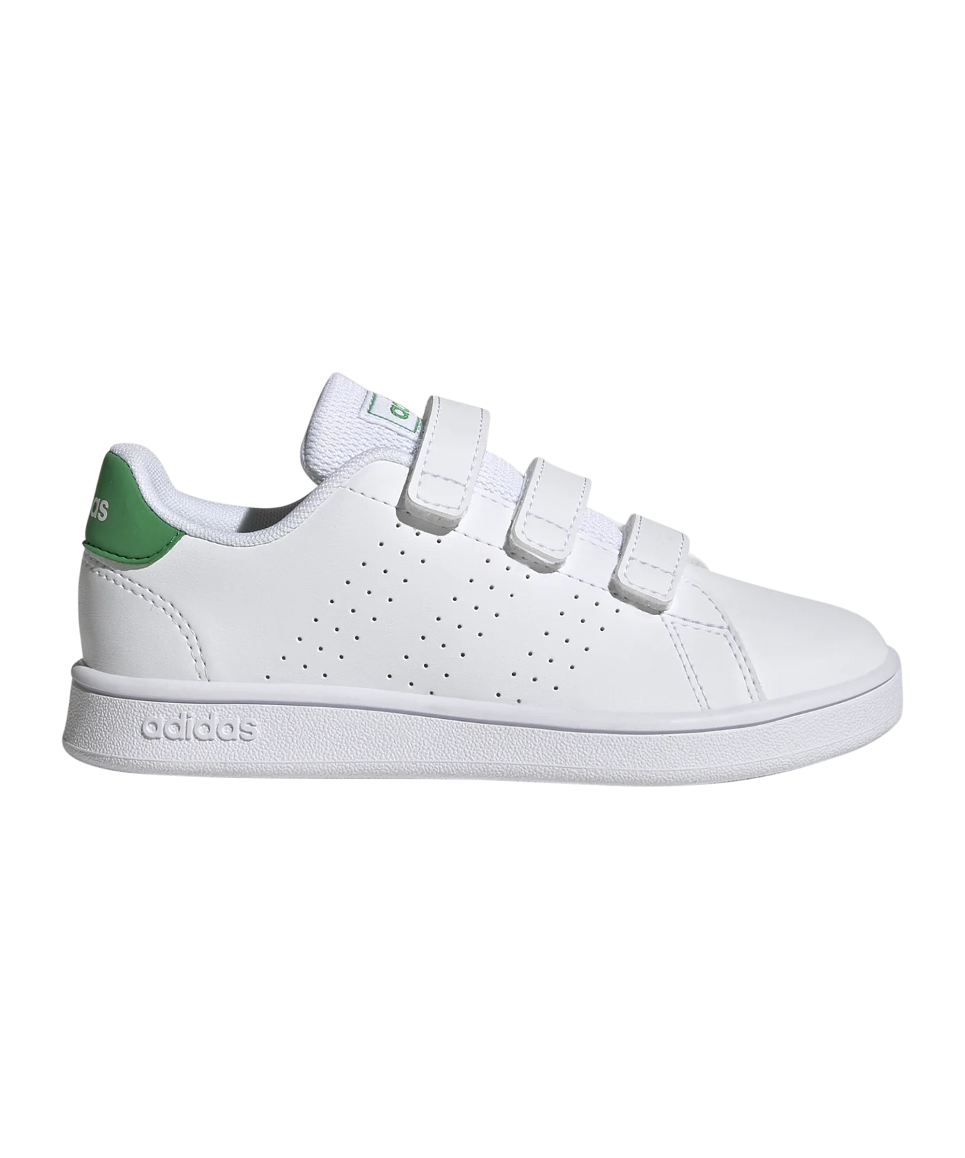 adidas Advantage Court Lifestyle Hook-and-Loop Weiss