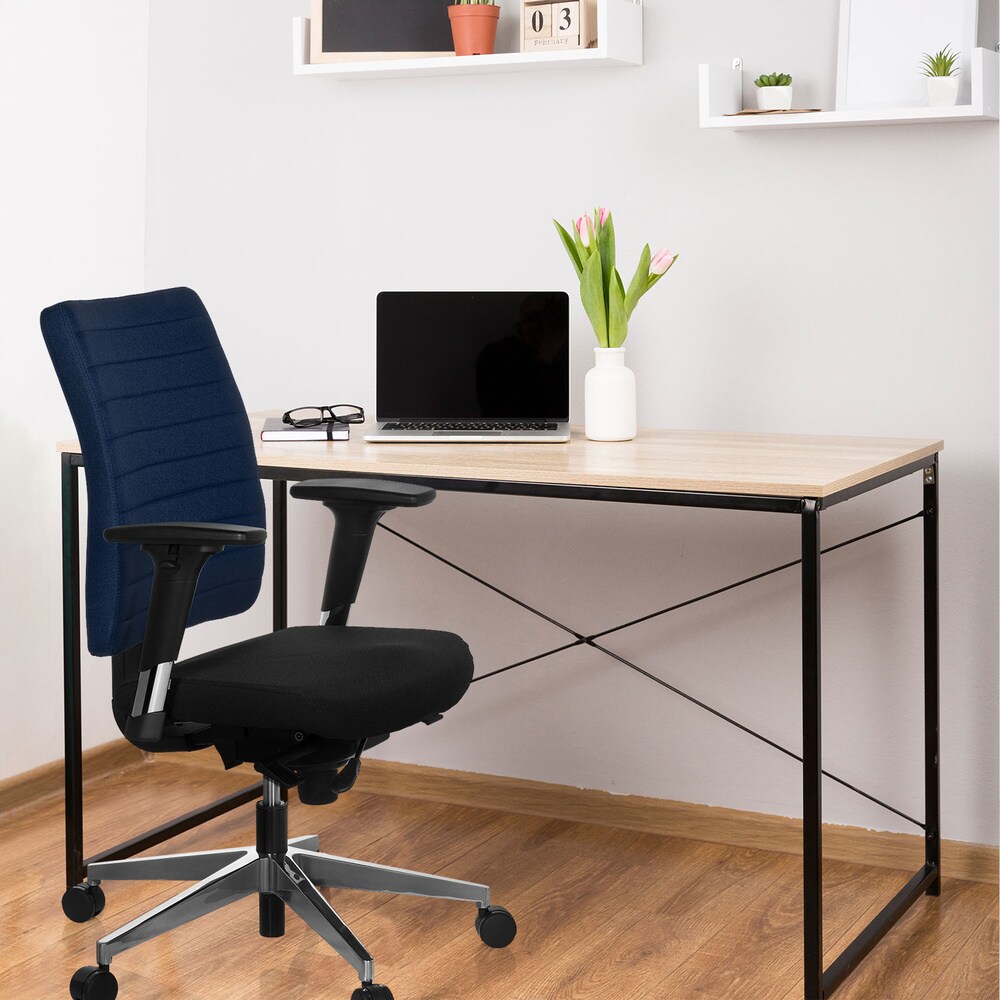 Profi Bürostuhl PRO-TEC 350 Stoff mit Armlehnen (höhenverstellbar) hjh OFFICE