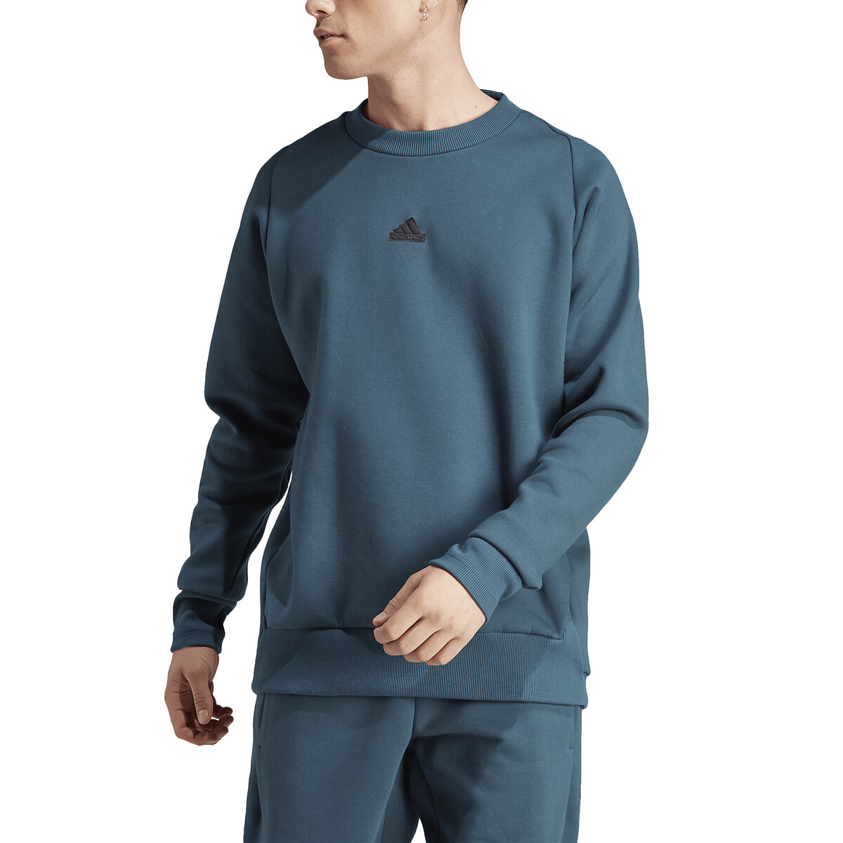 ADIDAS ROUPAS ESPORTIVAS<br>Suéter com gola redonda e logotipo