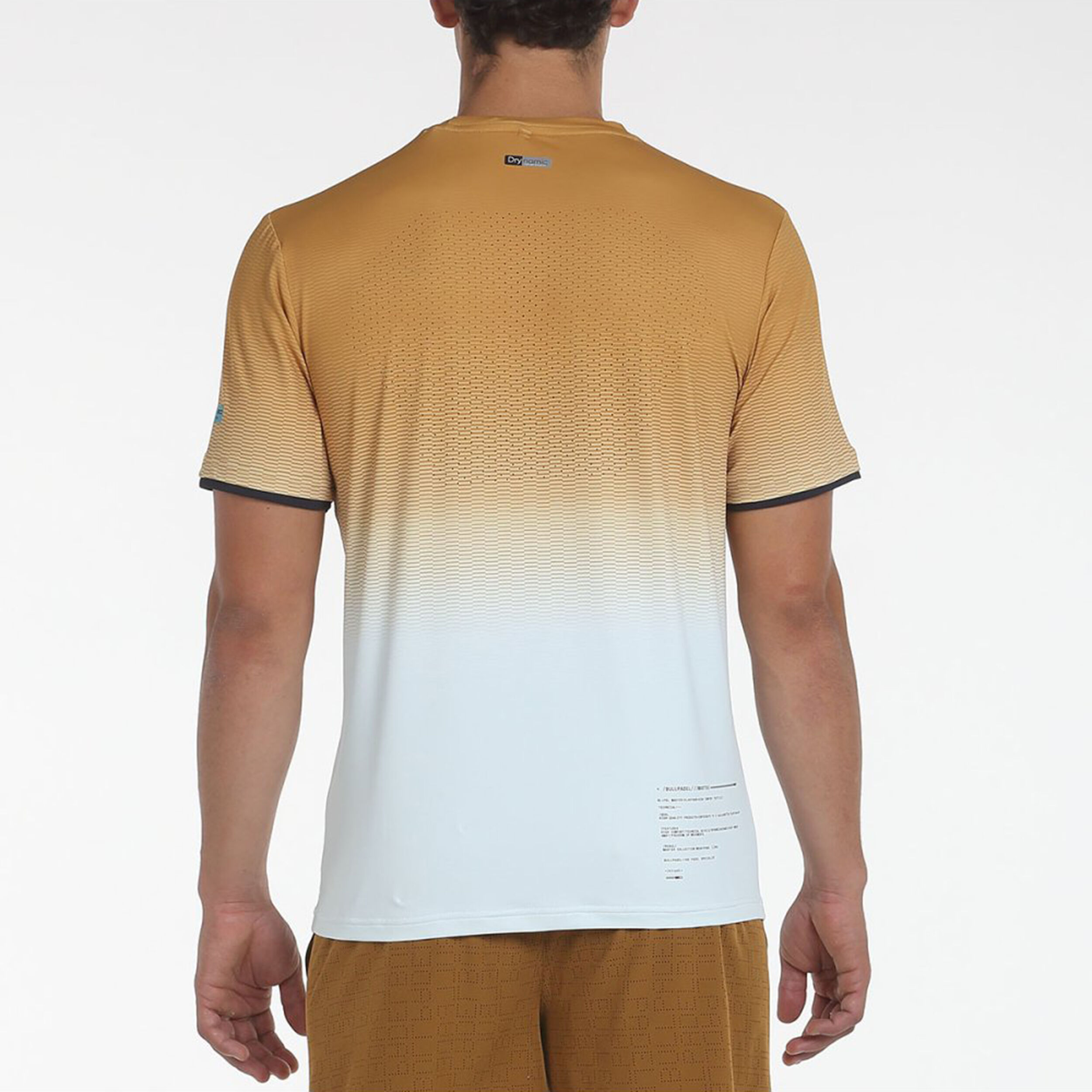 Bullpadel Merga T-shirt Hommes - Bronze, Blanc