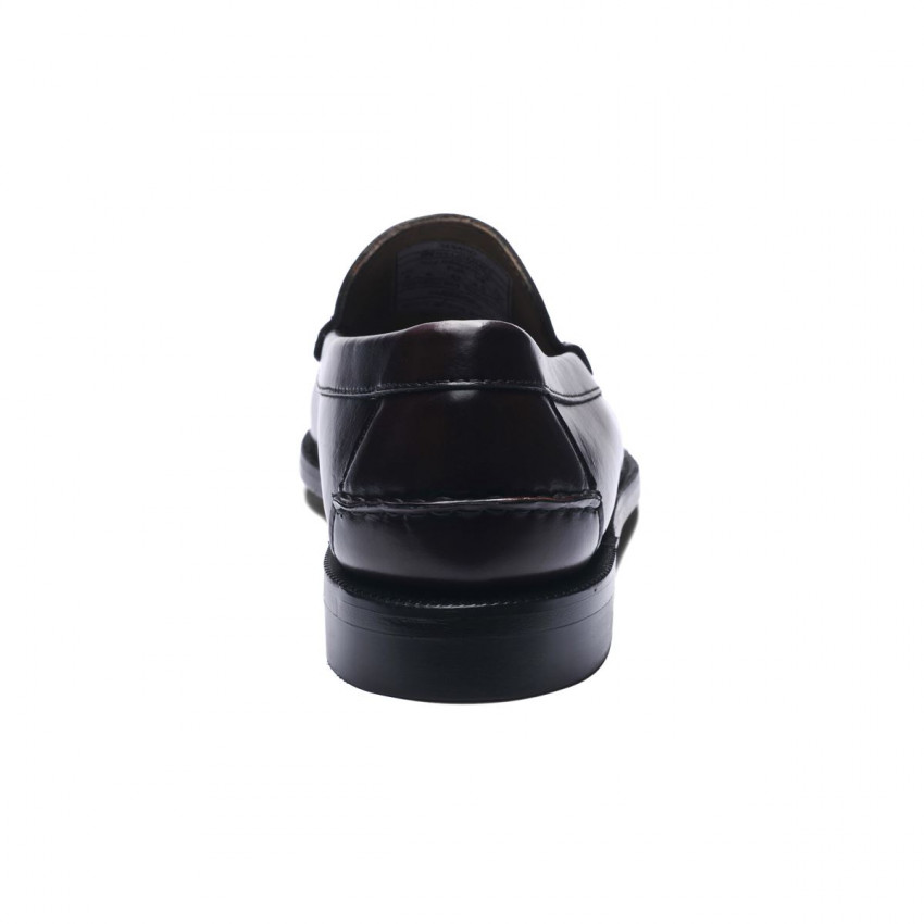CLASSIC WILL Wide Brown Burgundy MOCASSIN-Mocassin à glands homme en cuir pleine fleur version large