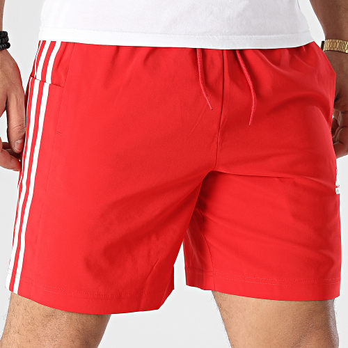 Short Jogging A Bandes IC1486 Rouge