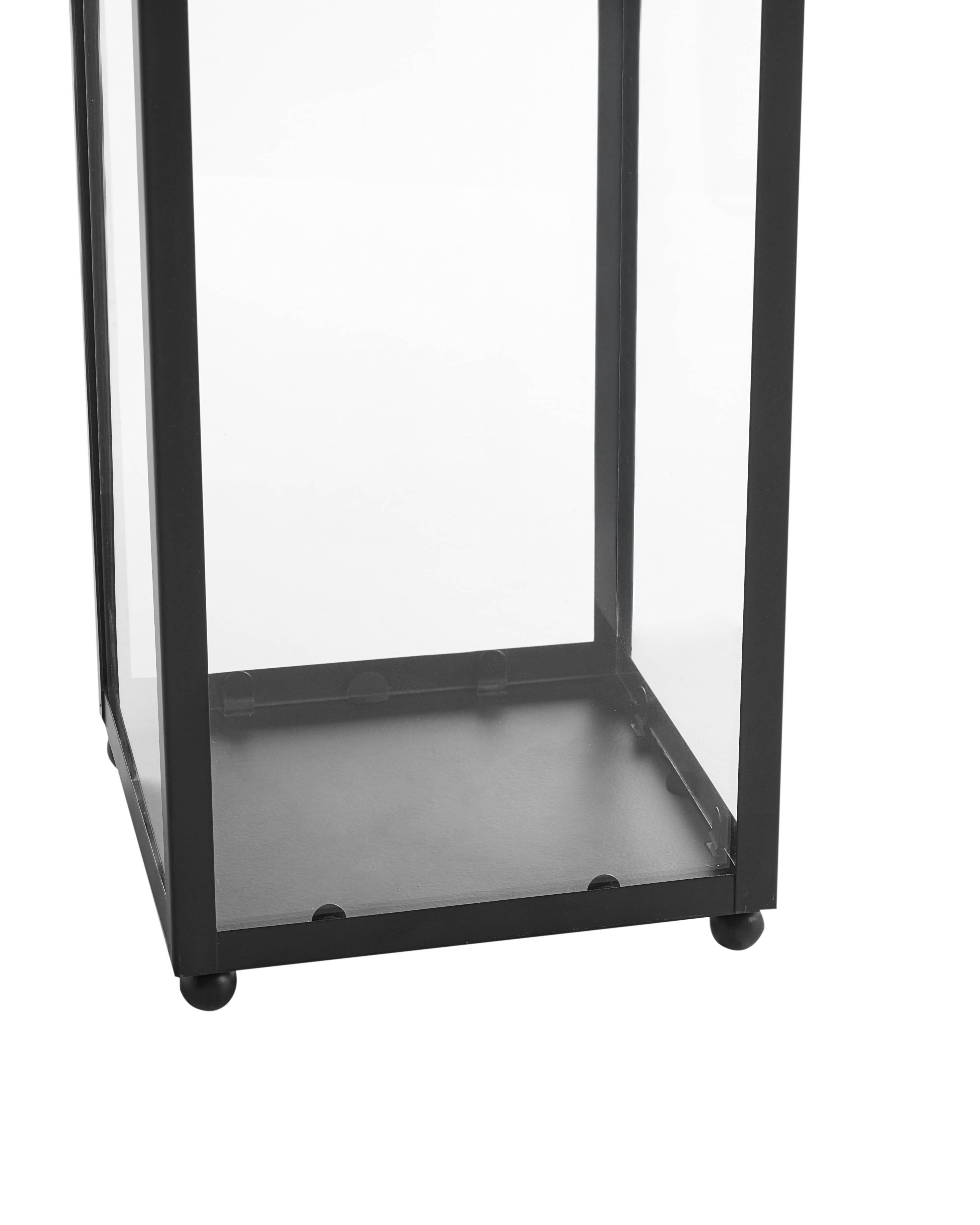 Lantaarn LEPAR Metaal 53 cm Zwart