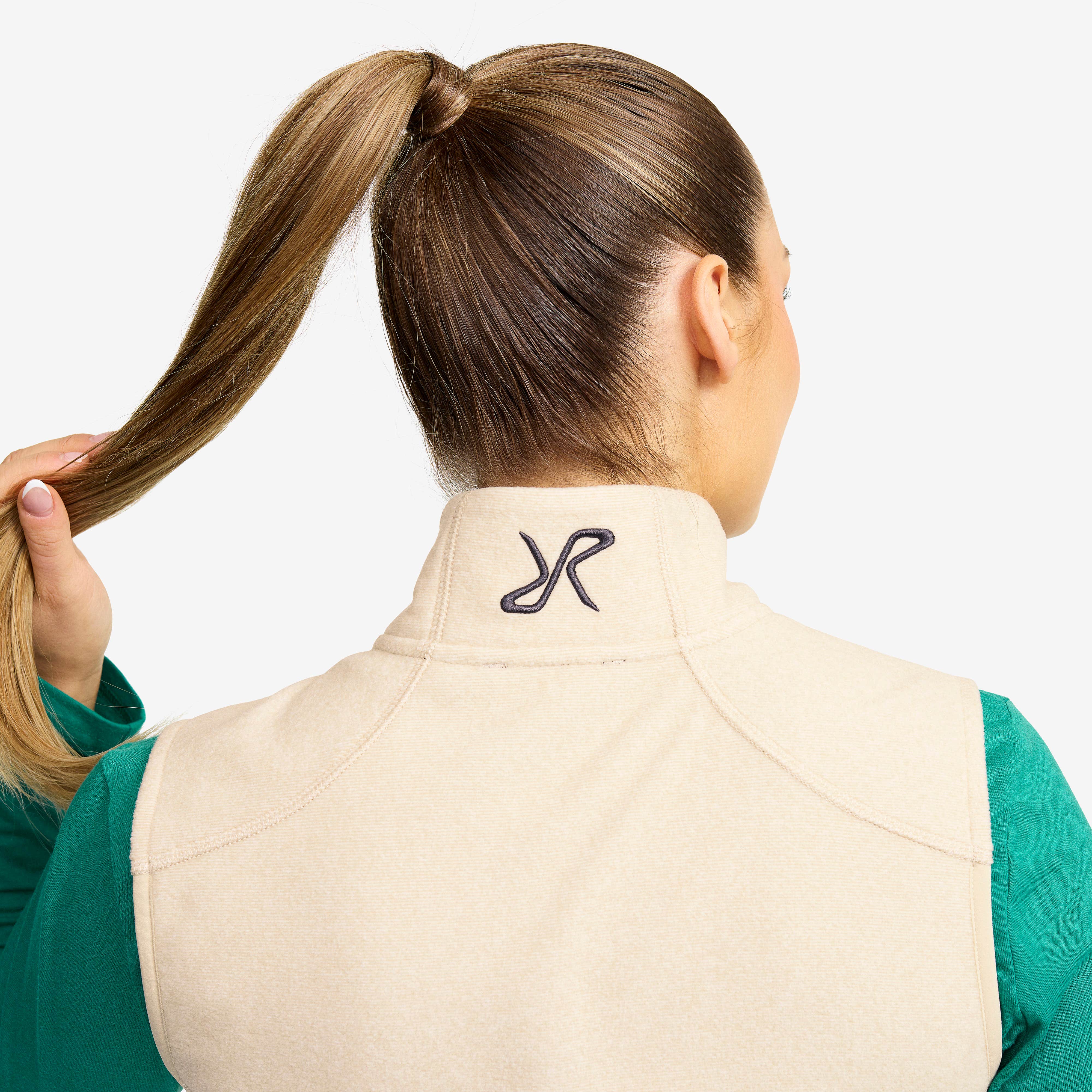 Essential Fleece Vest Dame Peyote