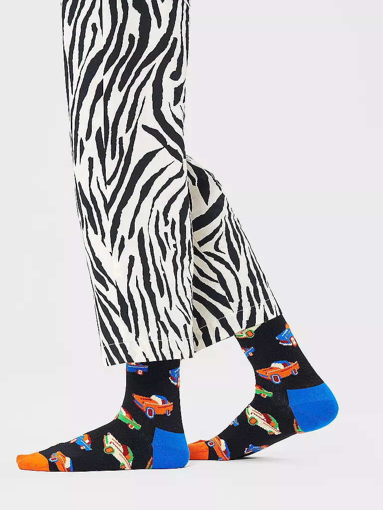 HAPPY SOCKS Herren Socken CAR black / multi schwarz