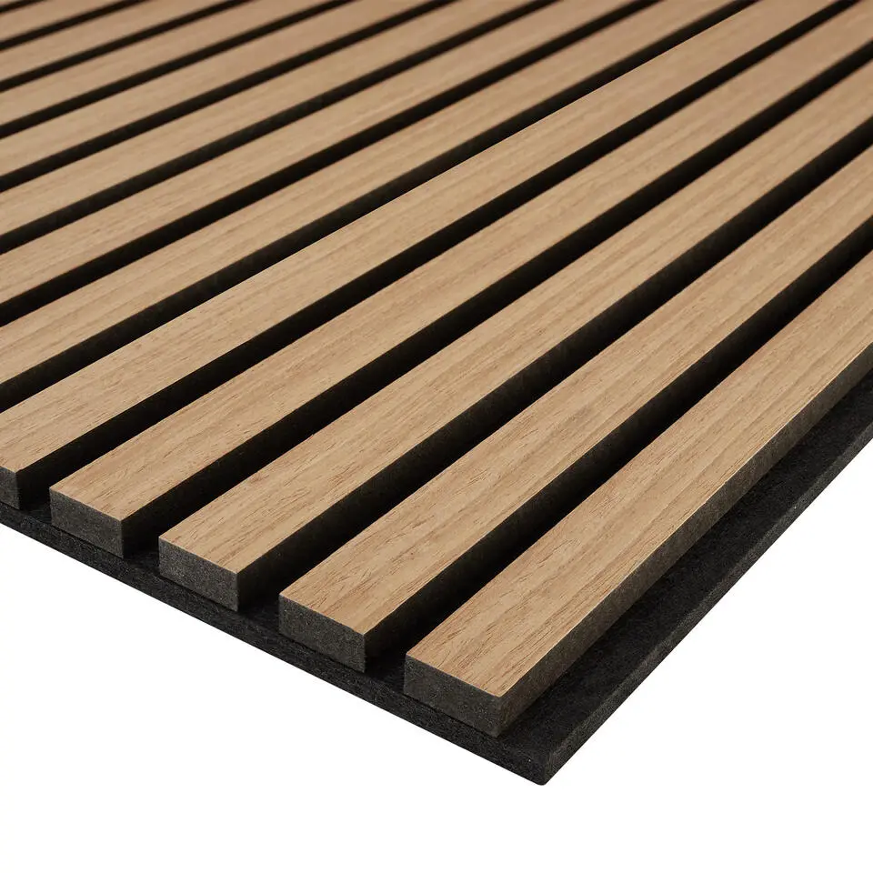 tectake Akoestische panelen Sonic Wall houtlook, Eiken
