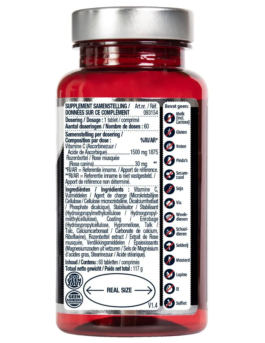 Super Vitamine C 1500 mg 60 tabletten