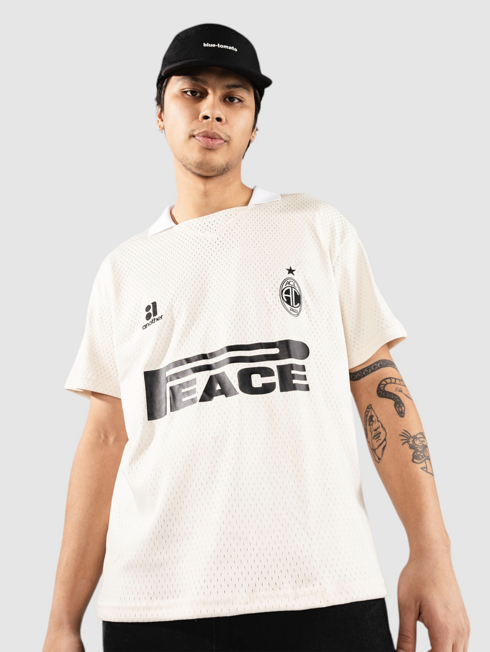 Another Cotton Lab Another Peace Sport Jersey T-Shirt dusty pink