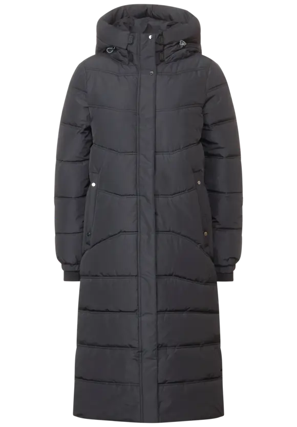 Teflon Winter-Steppmantel - Black