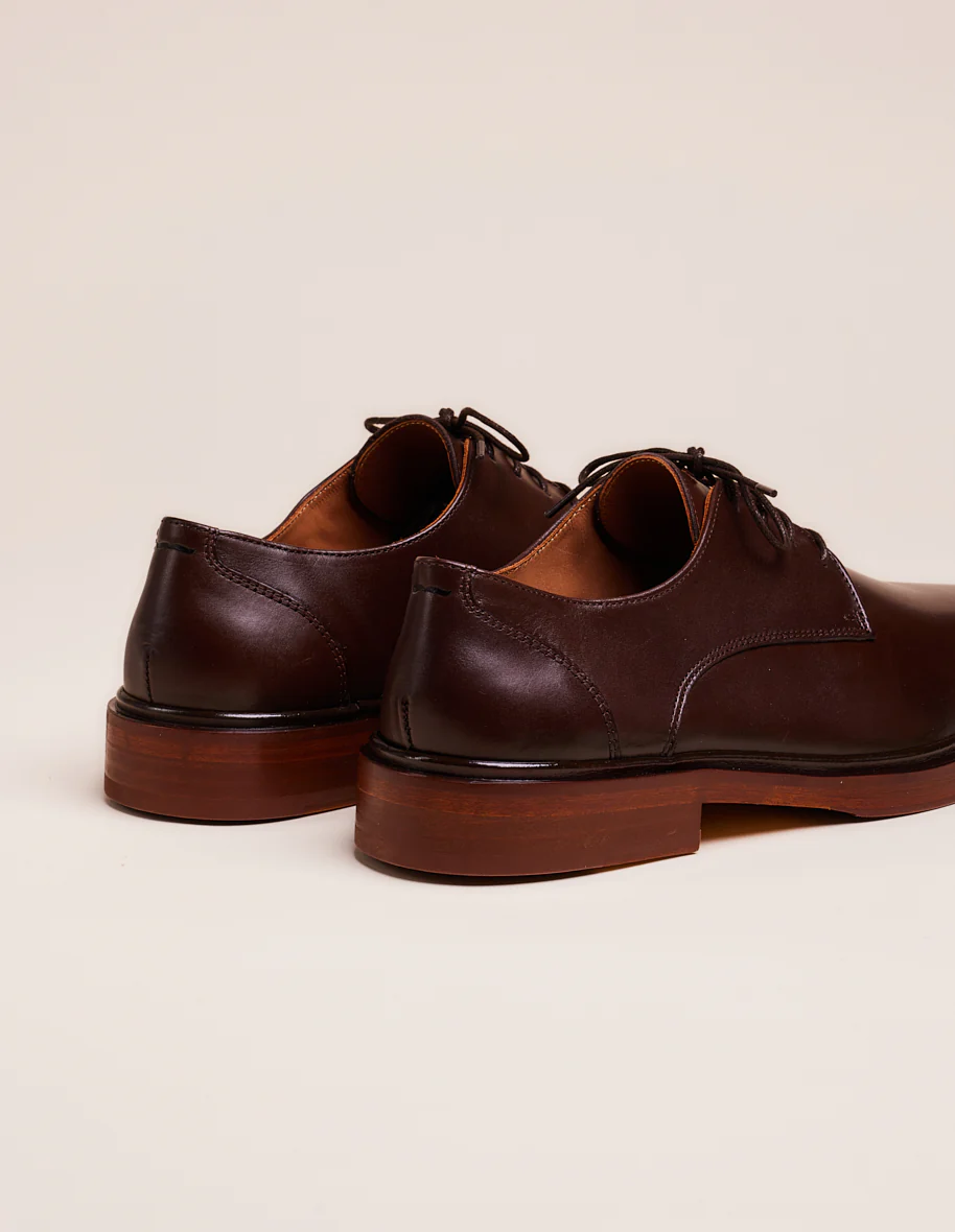 Derbies Edgar - Cuir marron