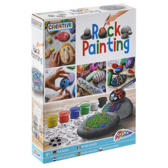 Grafix - Rock Painting - Set Steine Bemalen