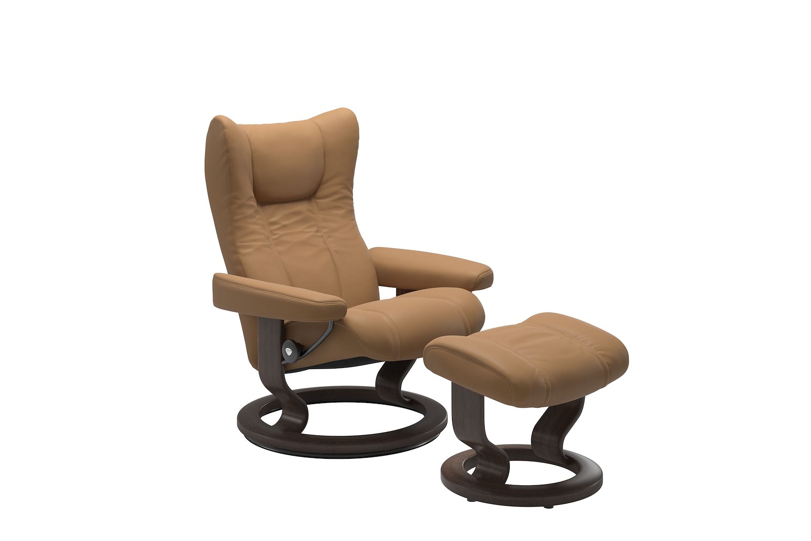 Wing lenestol m/krakk Hud Paloma Taupe - Classic - Wengebeiset