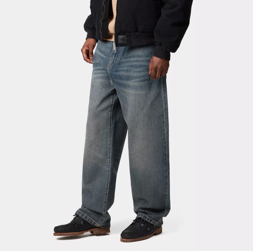 Carhartt WIP Landon Pant Blue Heavy Stone Wash